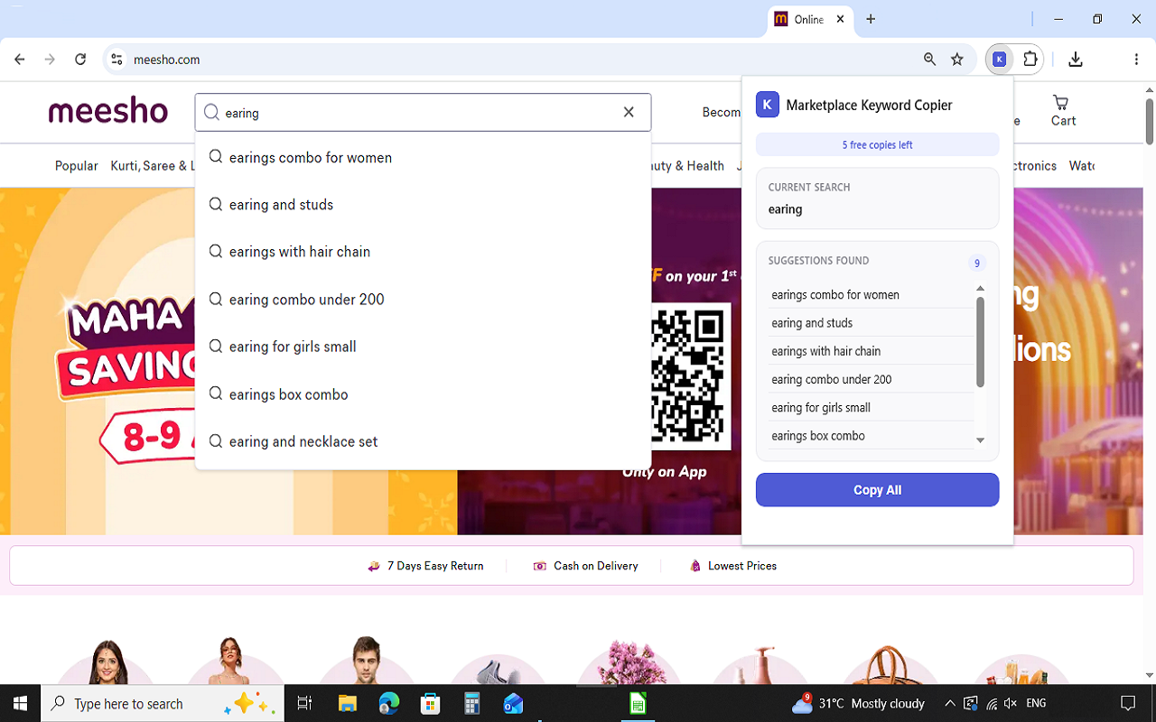 Meesho screenshot